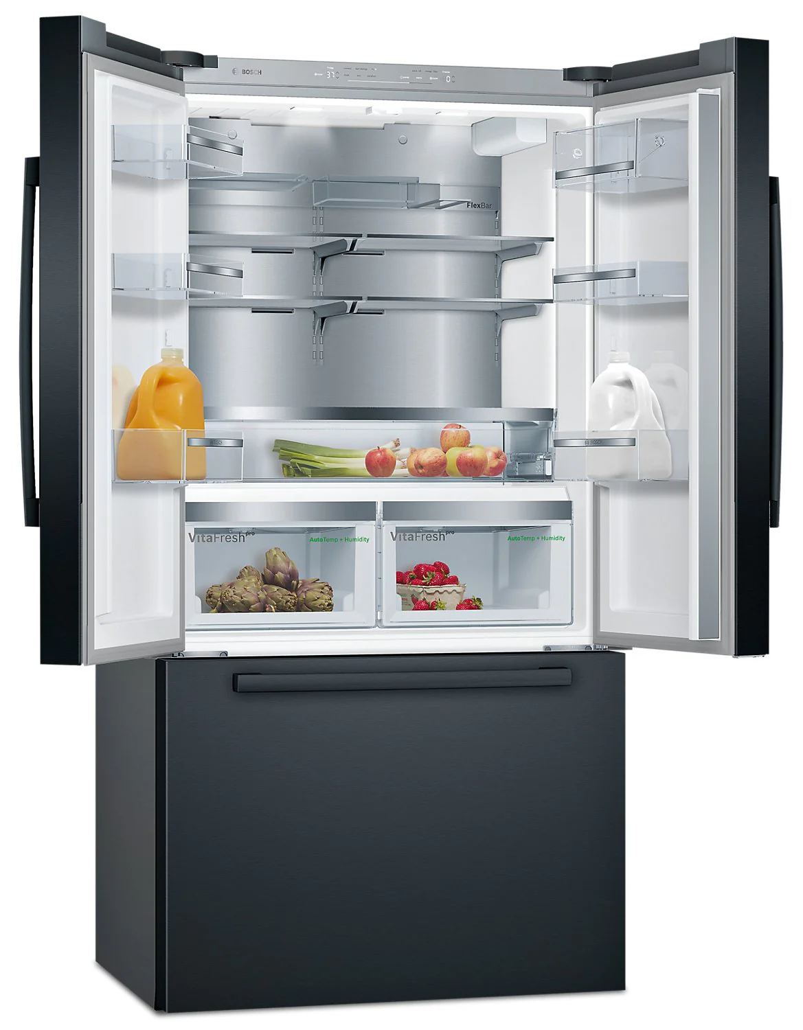 Bosch 21 Cu. Ft. 800 Series French-Door Refrigerator - B36CT80SNB - Image 4
