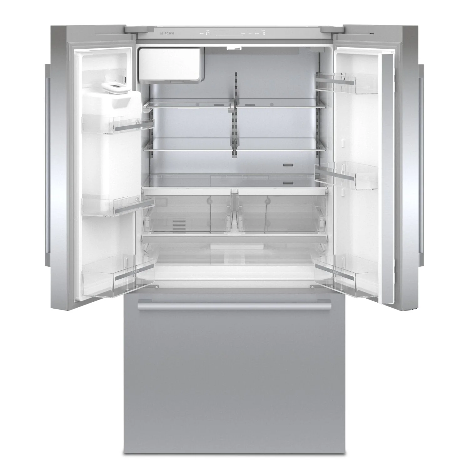 Bosch 26 Cu. Ft. 500 Series French-Door Refrigerator - B36FD50SNS - Image 3