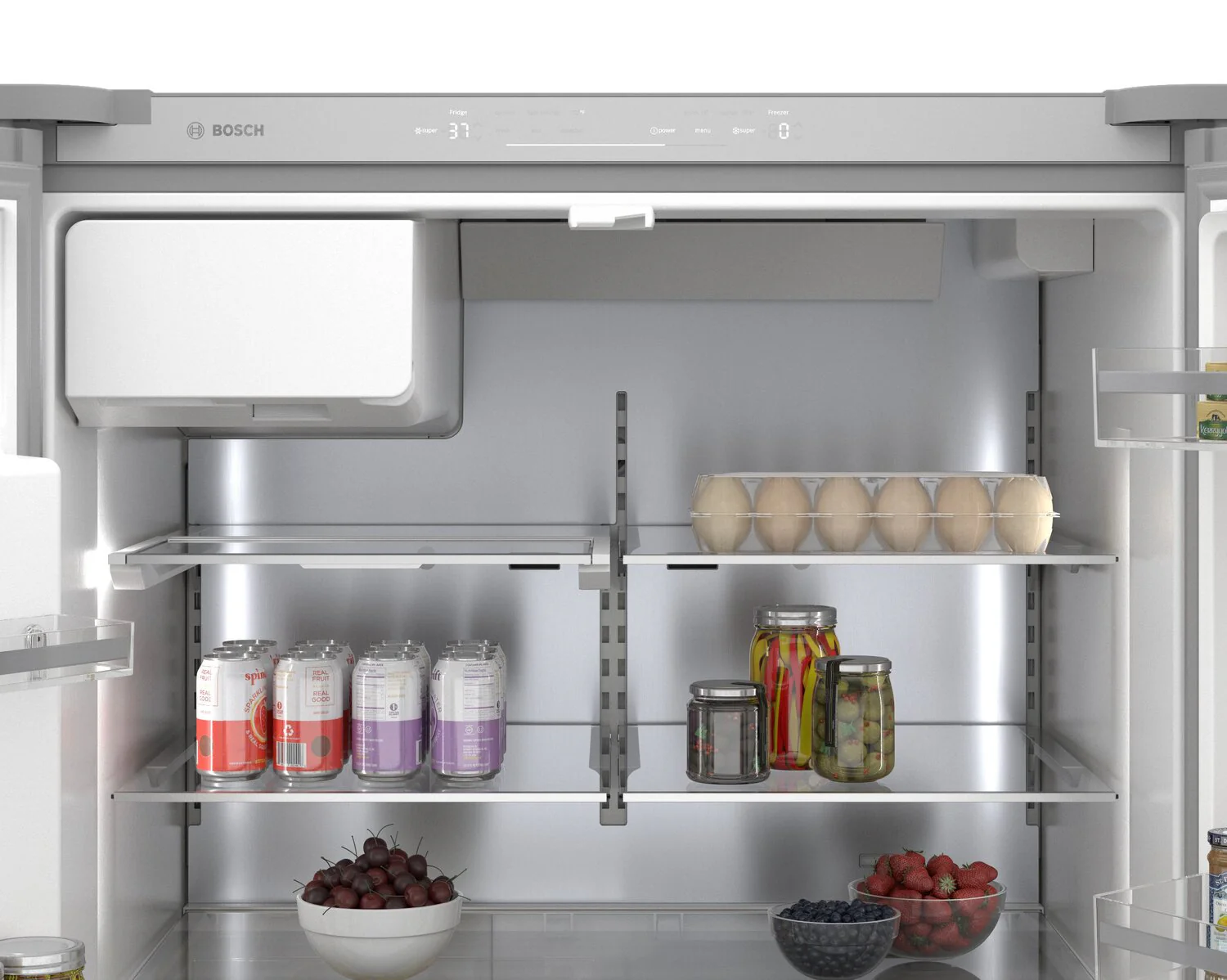 Bosch 26 Cu. Ft. 500 Series French-Door Refrigerator - B36FD50SNS - Image 5