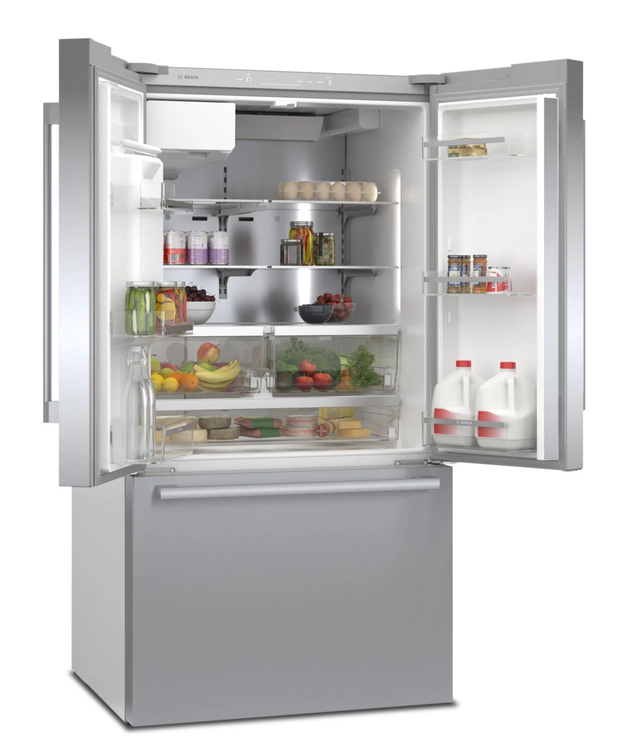 Bosch 26 Cu. Ft. 500 Series French-Door Refrigerator - B36FD50SNS - Image 7