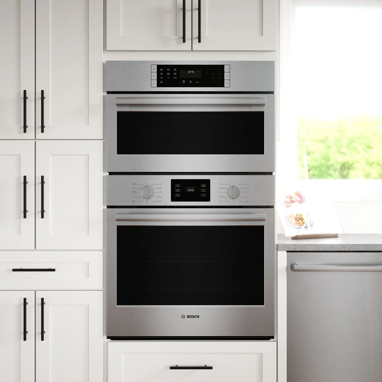 Bosch 30" 500 Series Microwave Combination Wall Oven - HBL5754UC - Image 6