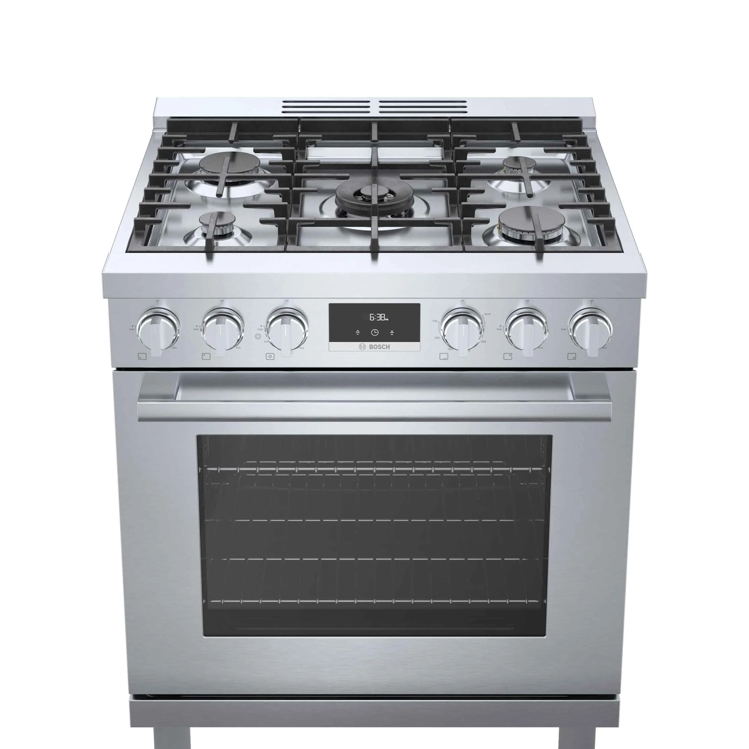 Bosch 30" Industrial Style Gas Range Stainless Steel - HGS8055UC - Image 2