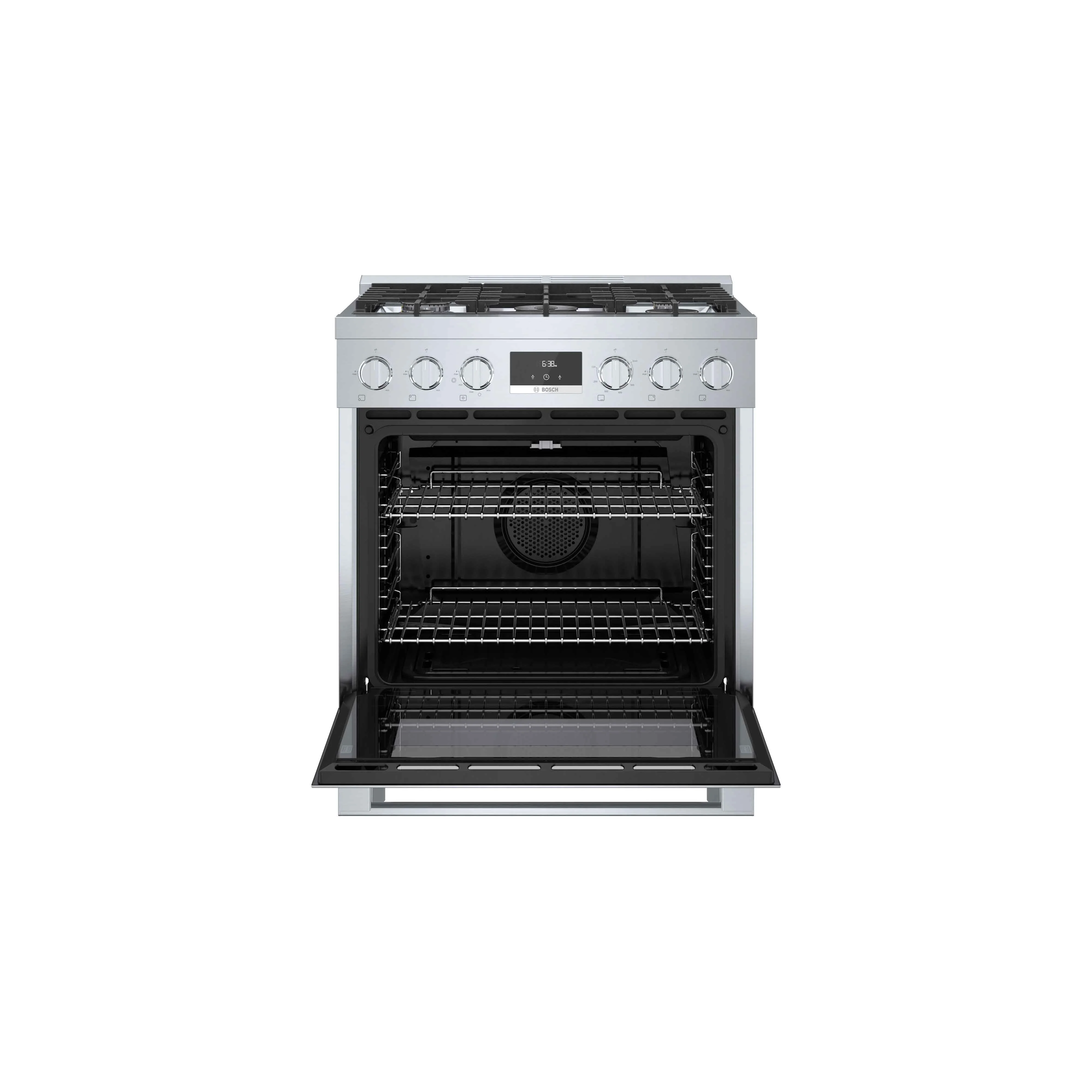 Bosch 30" Industrial Style Gas Range Stainless Steel - HGS8055UC - Image 3