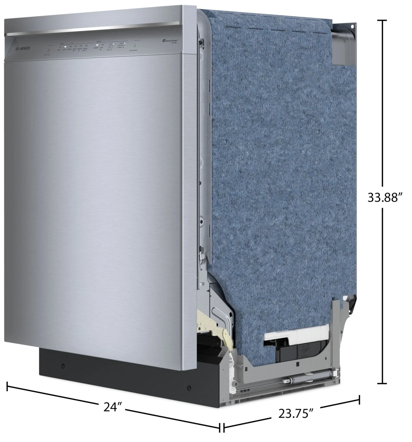 Bosch 300 Series Smart Dishwasher with PureDry® and Third Rack - SHE53C85N - Image 10