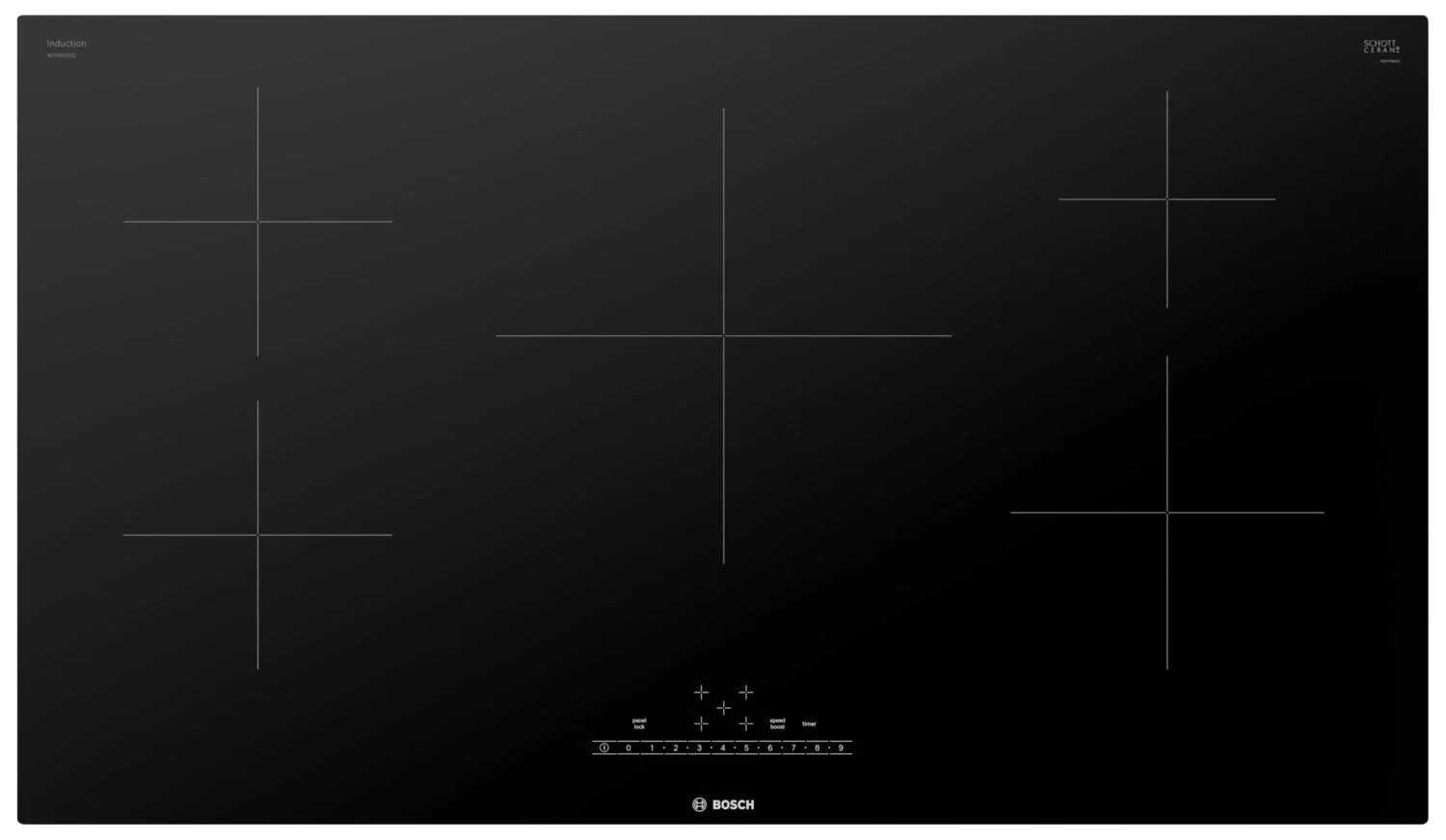 Bosch 36" 500 Series Frameless Induction Cooktop - NIT5660UC