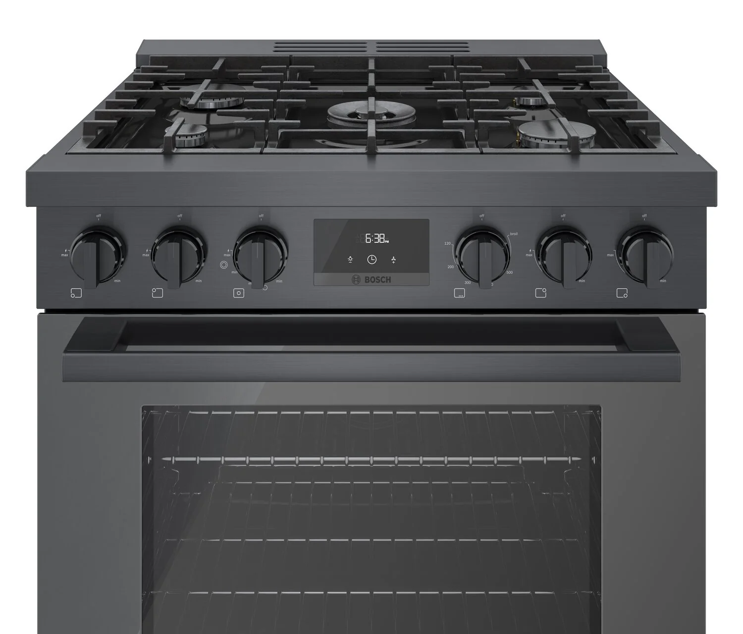 Bosch 800 Series 3.7 Cu. Ft. Industrial-Style Freestanding Gas Range - HGS8045UC - Image 3