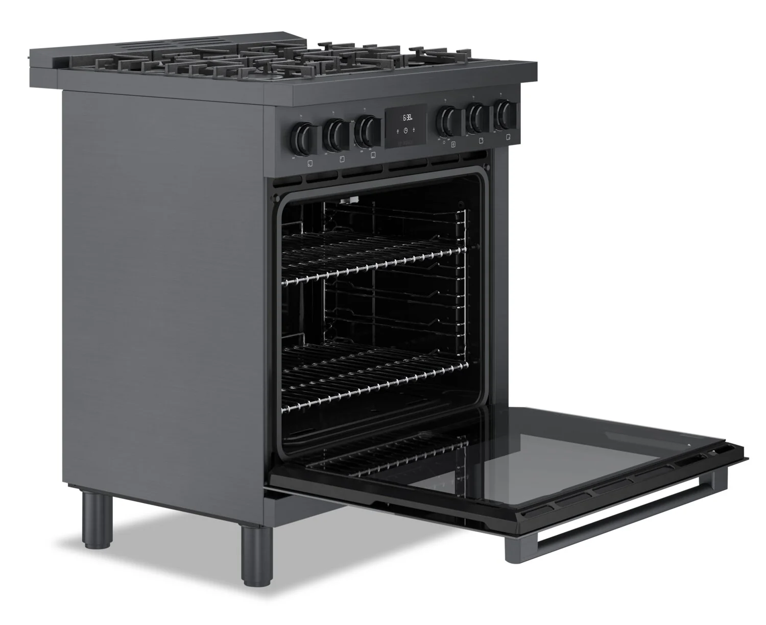 Bosch 800 Series 3.7 Cu. Ft. Industrial-Style Freestanding Gas Range - HGS8045UC - Image 5