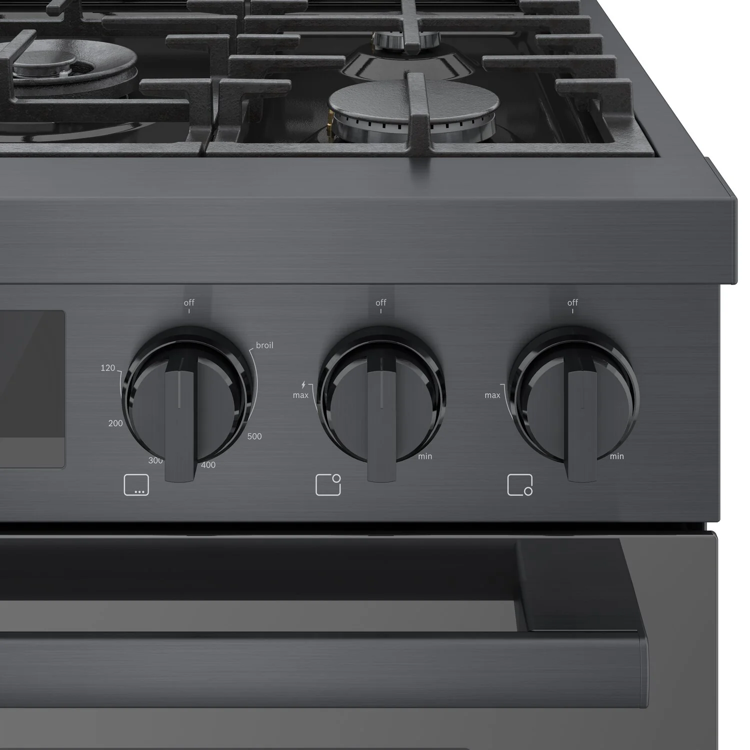 Bosch 800 Series 3.7 Cu. Ft. Industrial-Style Freestanding Gas Range - HGS8045UC - Image 7