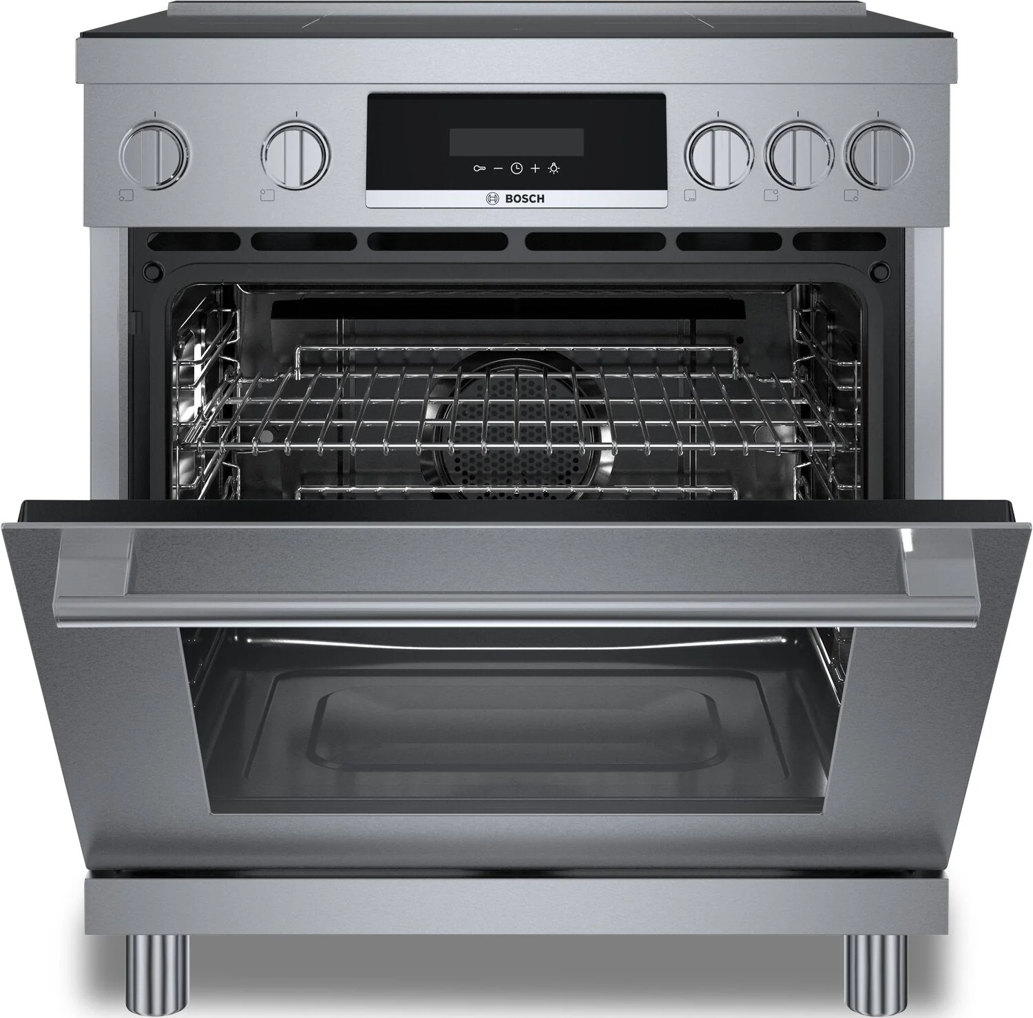Bosch 800 Series 3.9 Cu. Ft. Electric Induction Range - HIS8055C - Image 2