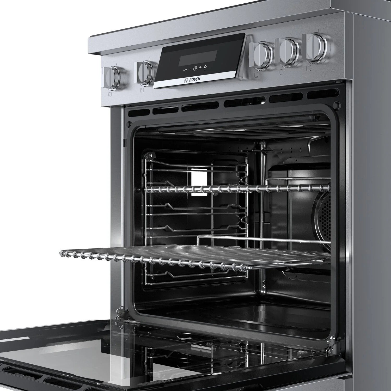 Bosch 800 Series 3.9 Cu. Ft. Electric Induction Range - HIS8055C - Image 5