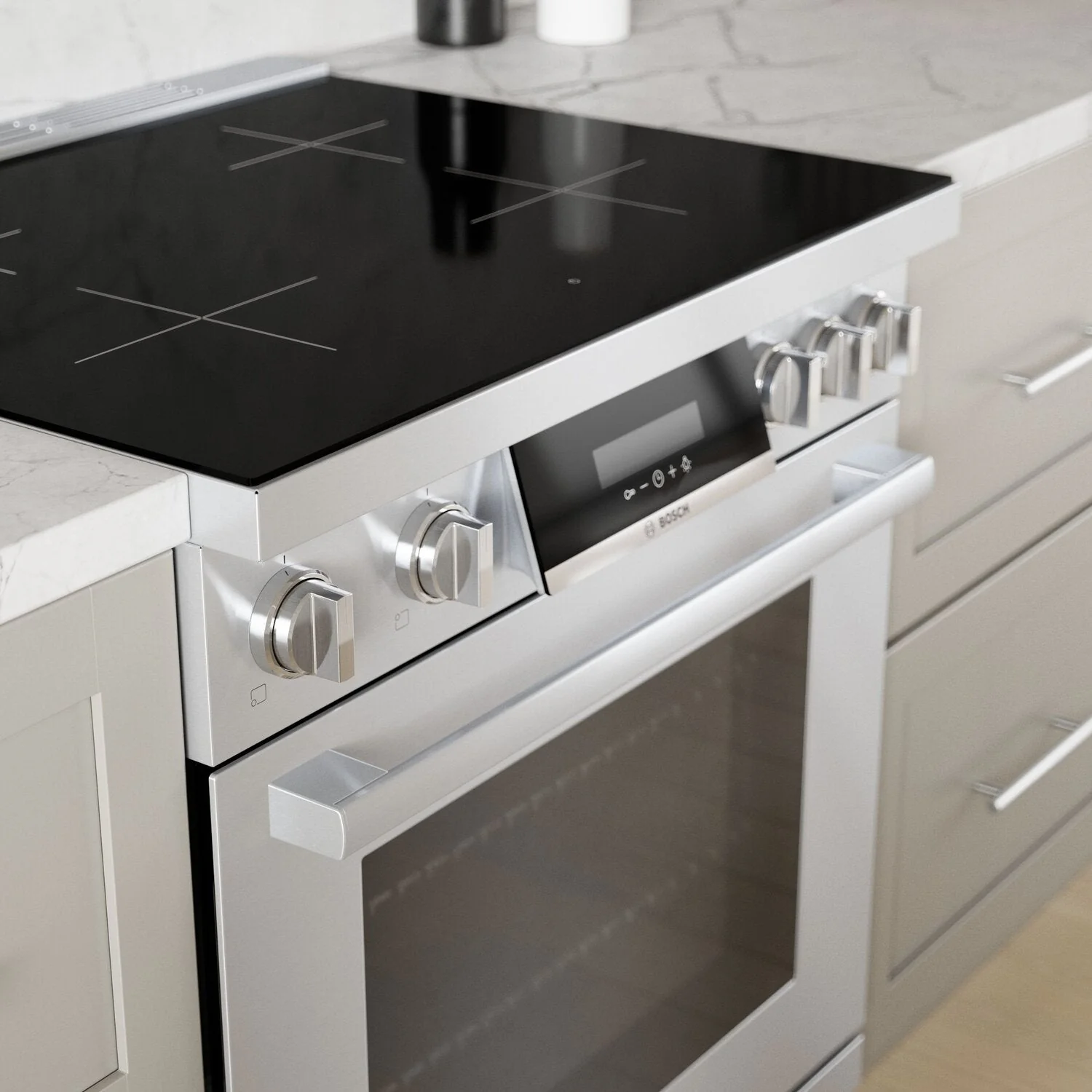 Bosch 800 Series 3.9 Cu. Ft. Electric Induction Range - HIS8055C - Image 6