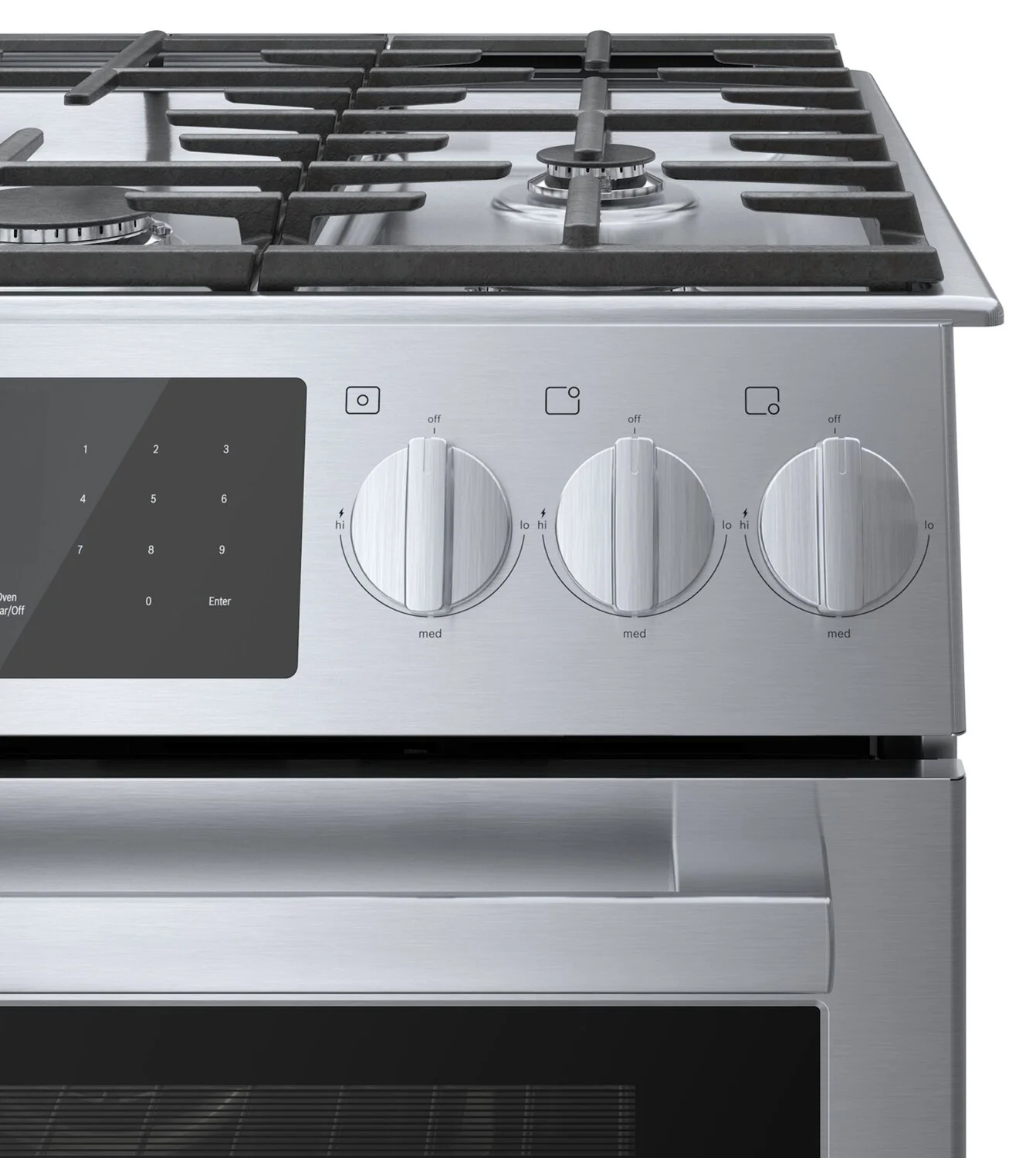 Bosch 800 Series 4.6 Cu. Ft. Dual Fuel Range with Warming Drawer - HDI8056C - Image 8