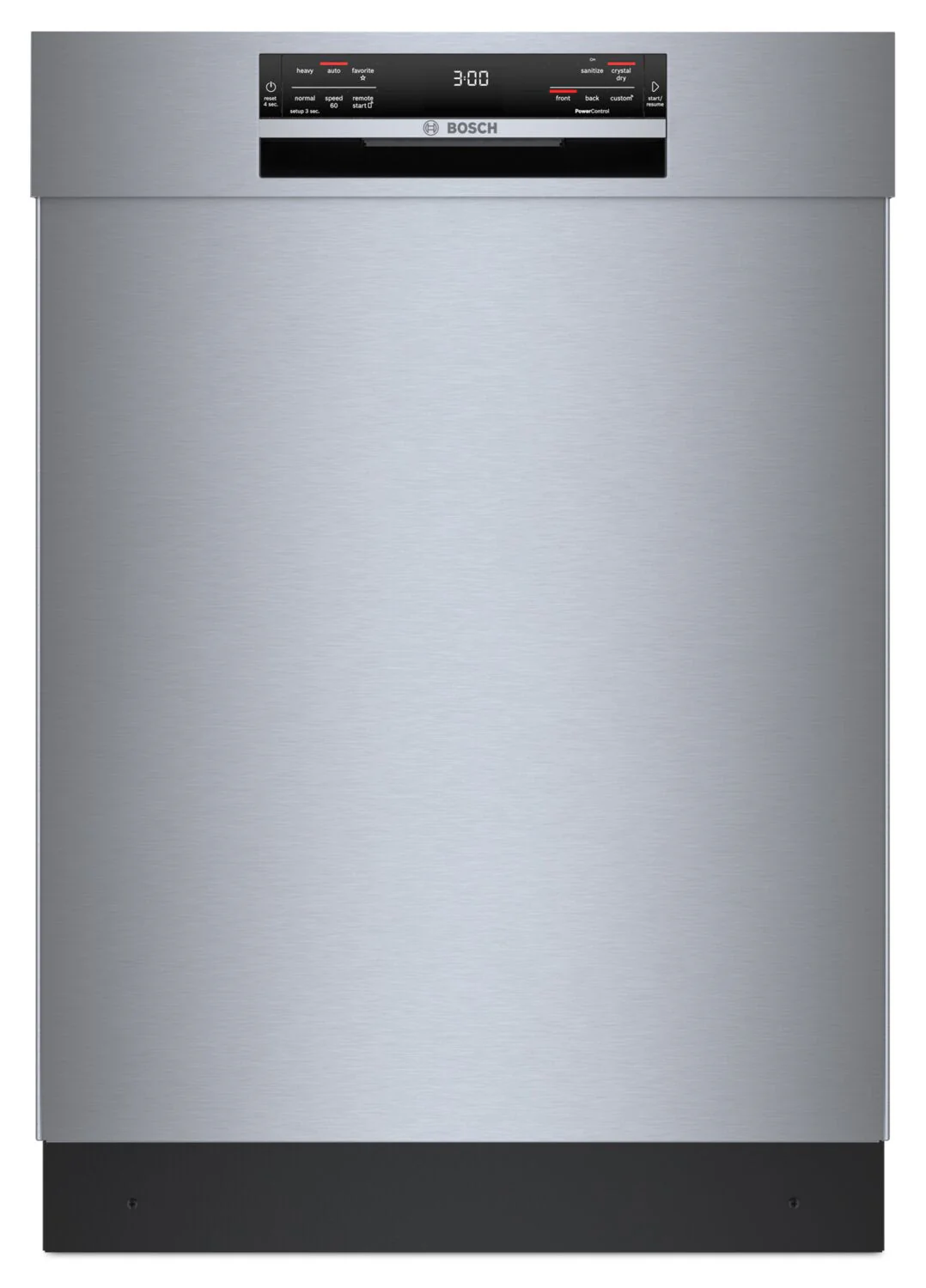 Bosch 800 Series Smart Dishwasher with CrystalDry™ and Third Rack - SHE78CM5N