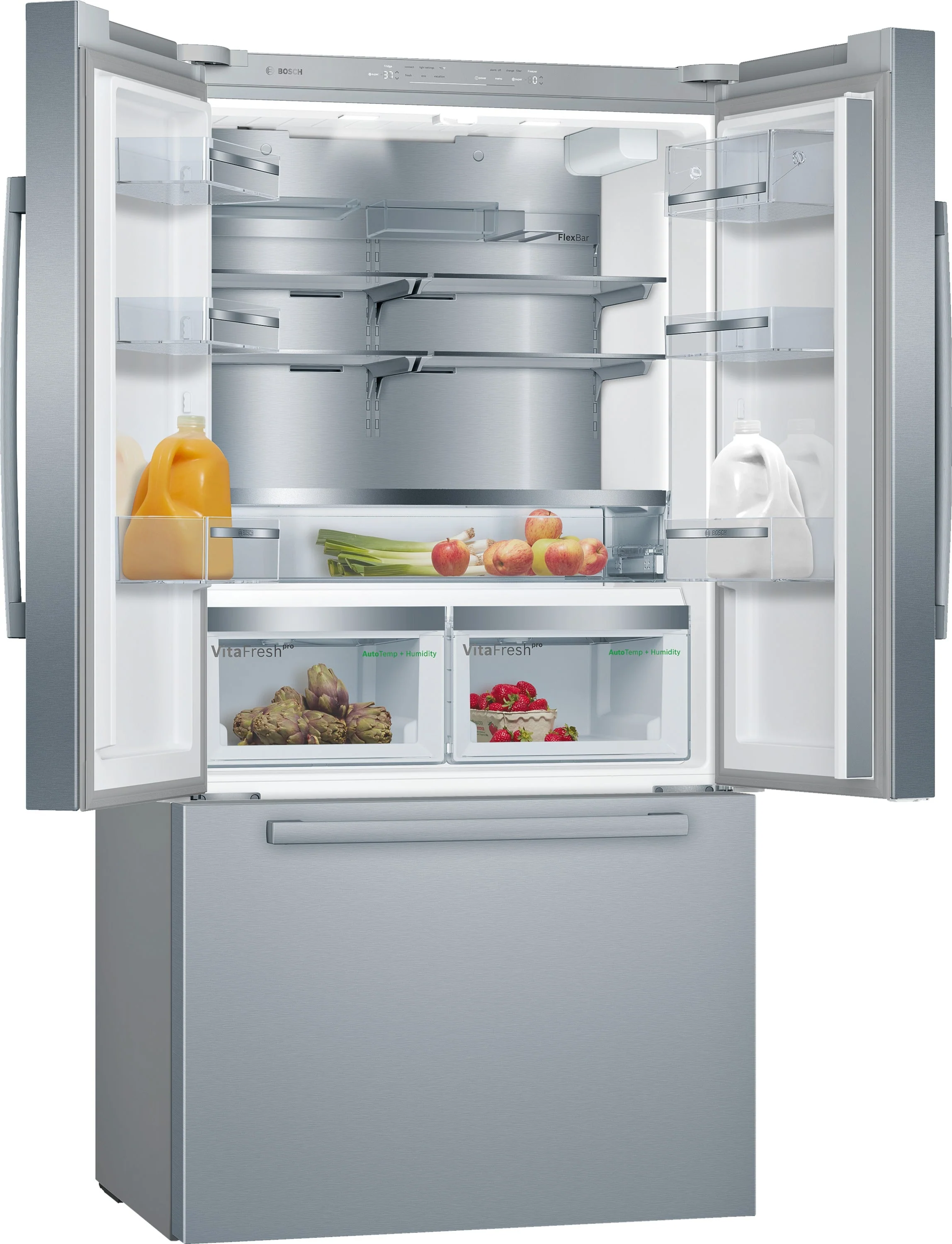 Bosch 800 Series Stainless Steel Counter-Depth French Door Refrigerator - B36CT80SNS - Image 3