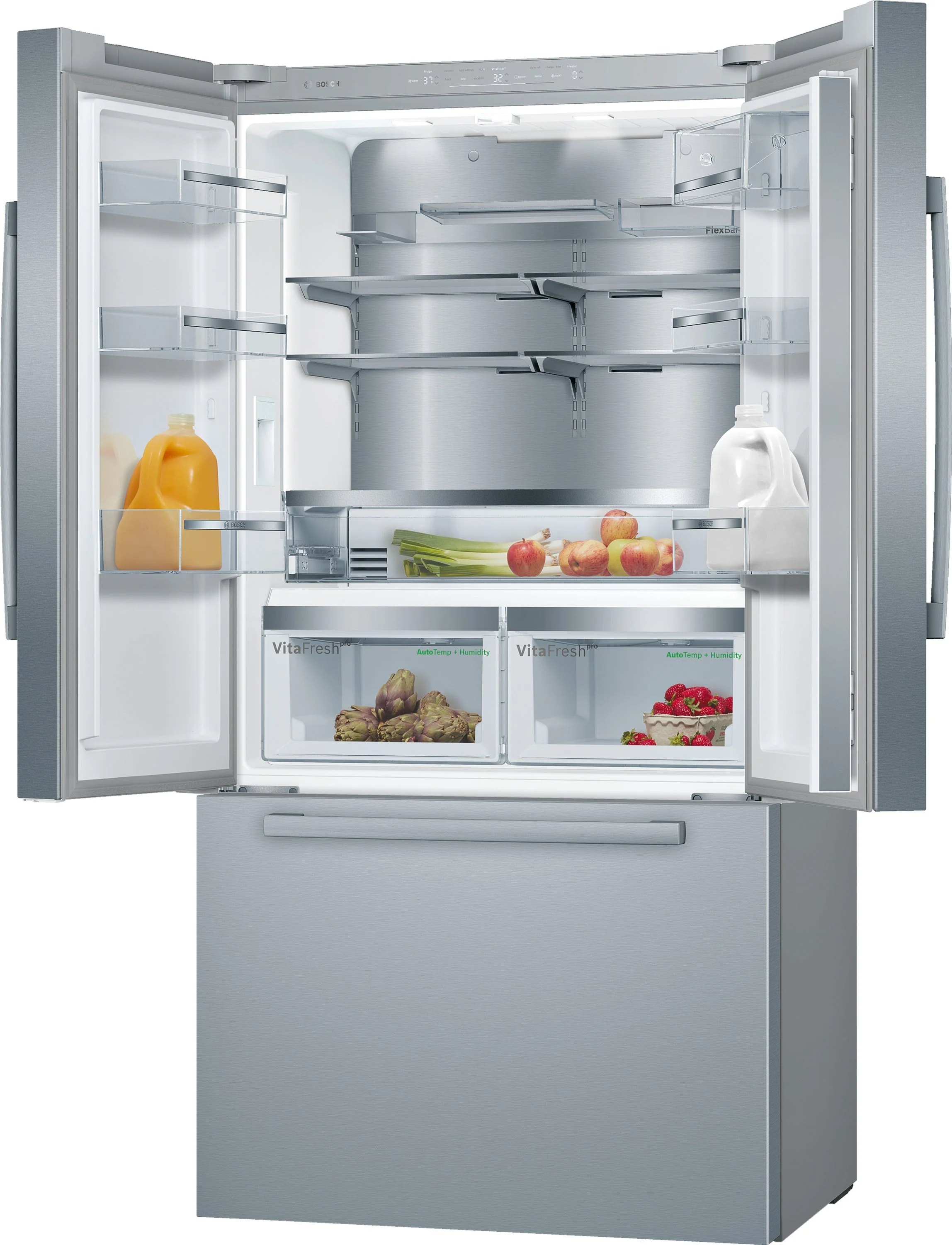 Bosch 800 Series Stainless Steel Counter-Depth French Door Refrigerator - B36CT80SNS - Image 4
