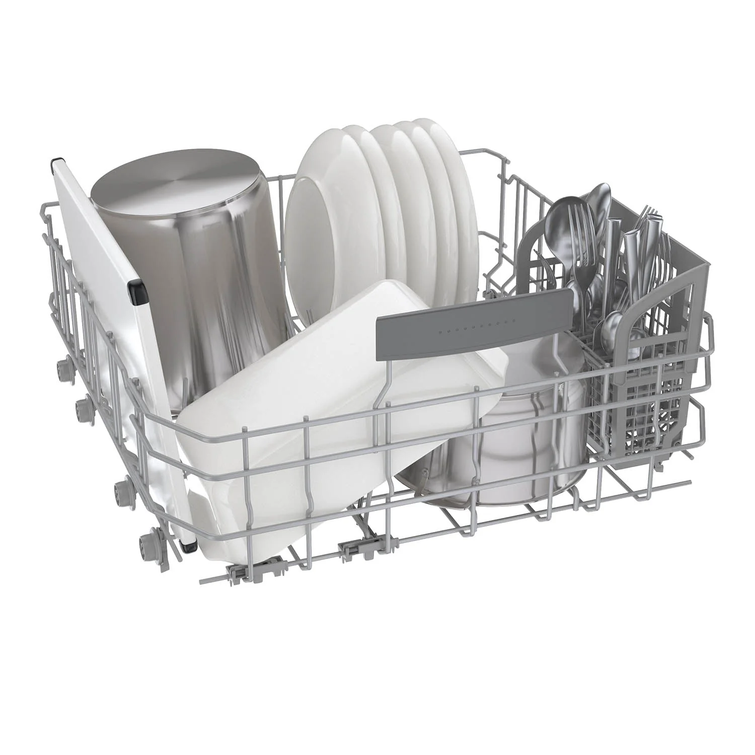 Bosch Black Stainless Steel 24" Smart Dishwasher with Home Connect, Third Rack - SHX78CM4N - Image 8
