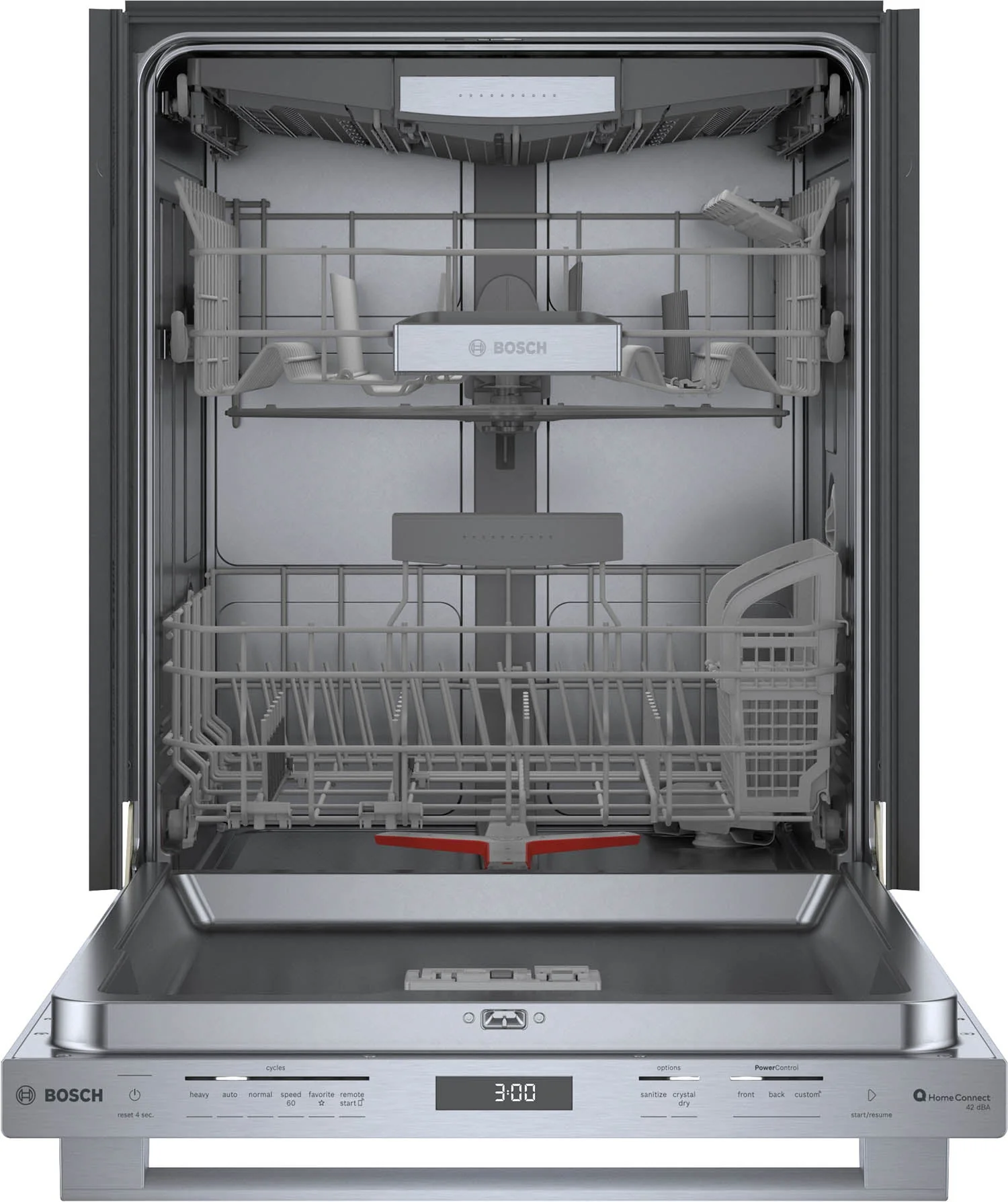 Bosch Stainless Steel 24" Smart Dishwasher with Home Connect, Third Rack - SHX78CM5N - Image 5