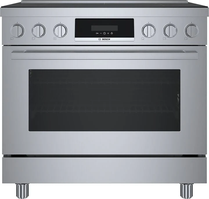 Bosch Stainless Steel 36" Industrial-Style Electric Induction Range (3.7 cu. ft.) - HIS8655C