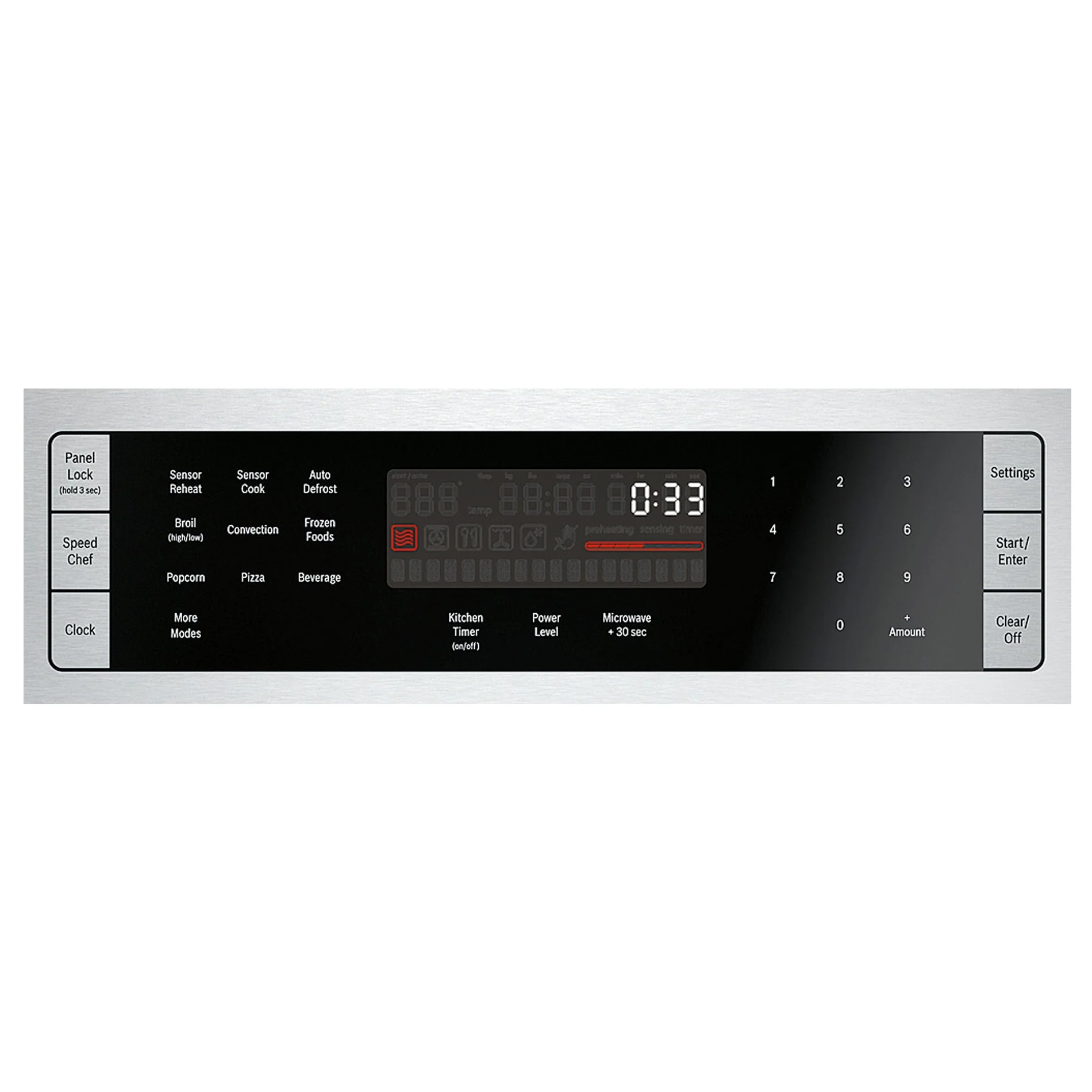 Bosch Stainless Steel 500 Series 24-Inch Built-In Convection Speed Microwave Oven (1.6 Cu.Ft) - HMC54151UC - Image 2