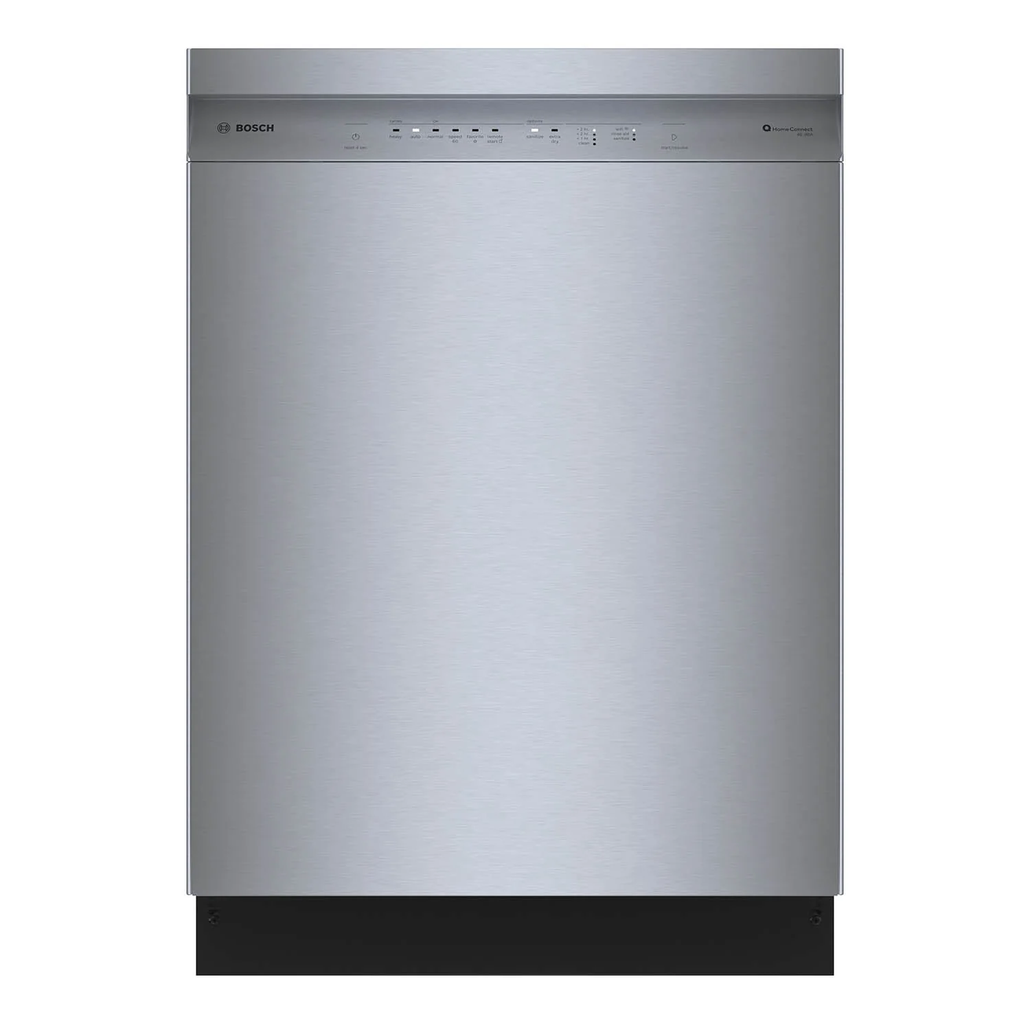 Bosch Stainless Steel Anti Fingerprint 24" Smart Dishwasher with Home Connect, Third Rack - SHE5AE75N