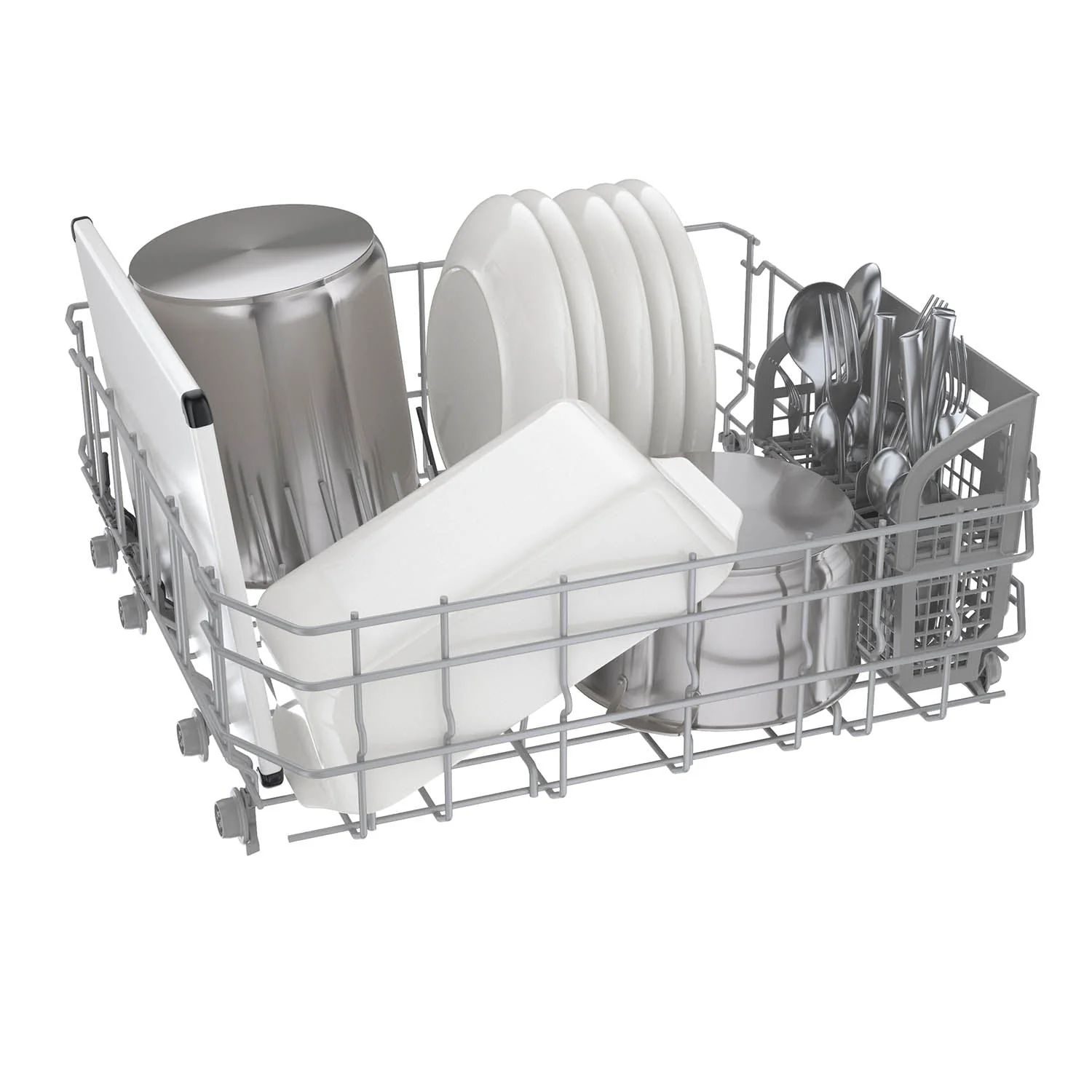 Bosch Stainless Steel Anti Fingerprint 24" Smart Dishwasher with Home Connect, Third Rack - SHE5AE75N - Image 11