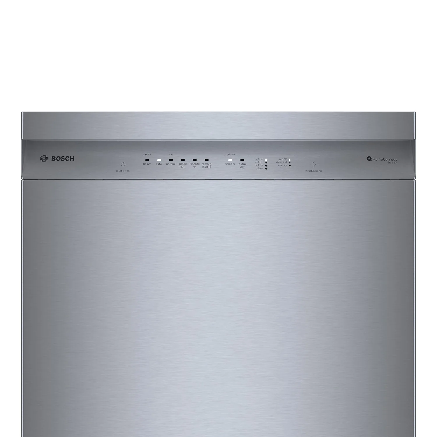 Bosch Stainless Steel Anti Fingerprint 24" Smart Dishwasher with Home Connect, Third Rack - SHE5AE75N - Image 4