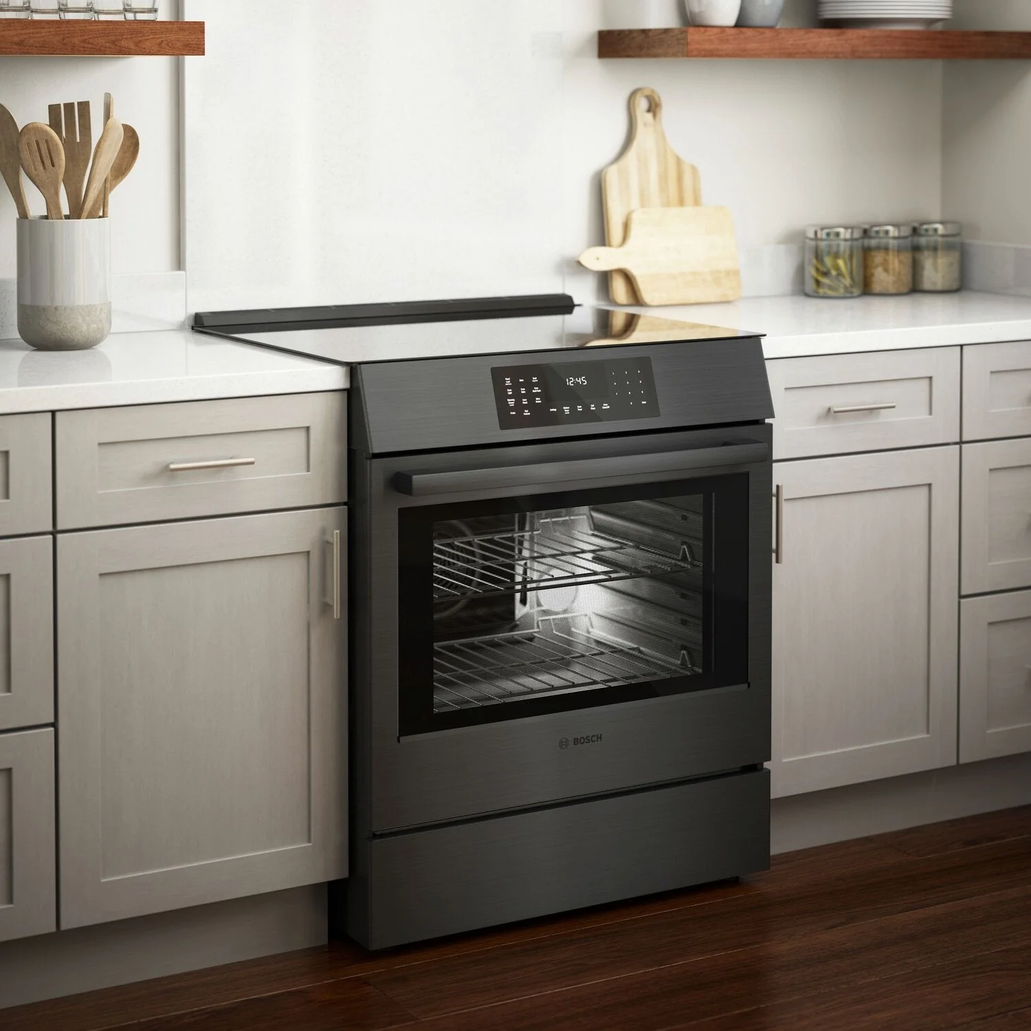 Bosch 4.6 Cu. Ft. 800 Series Electric Range with Induction Cooktop - HII8047C - Image 6