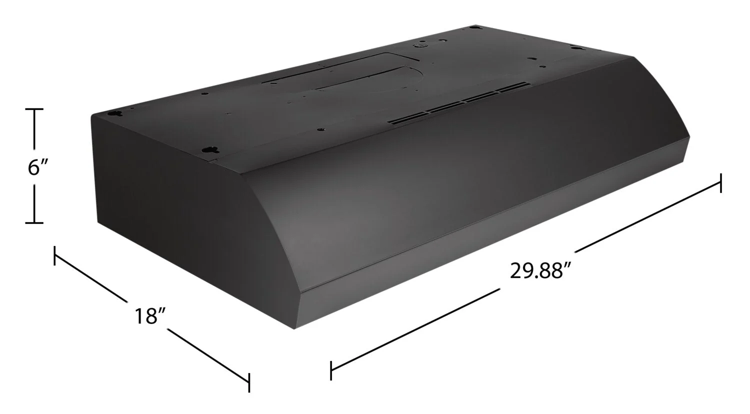Broan 30" 4-Way Convertible Under-Cabinet Range Hood - BXT130BLC - Image 6