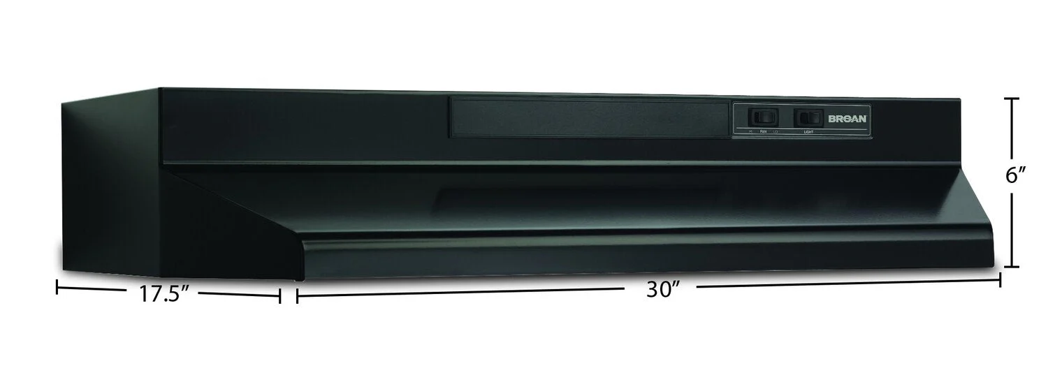 Broan BU2-Series 30" Under-Cabinet Range Hood - BU230BL - Image 6