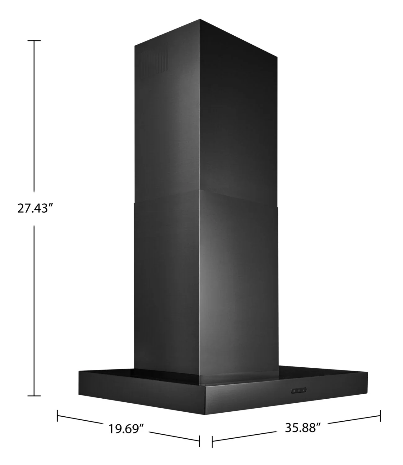 Broan Elite 36" T-Style Chimney Range Hood - EW4336BLS - Image 8