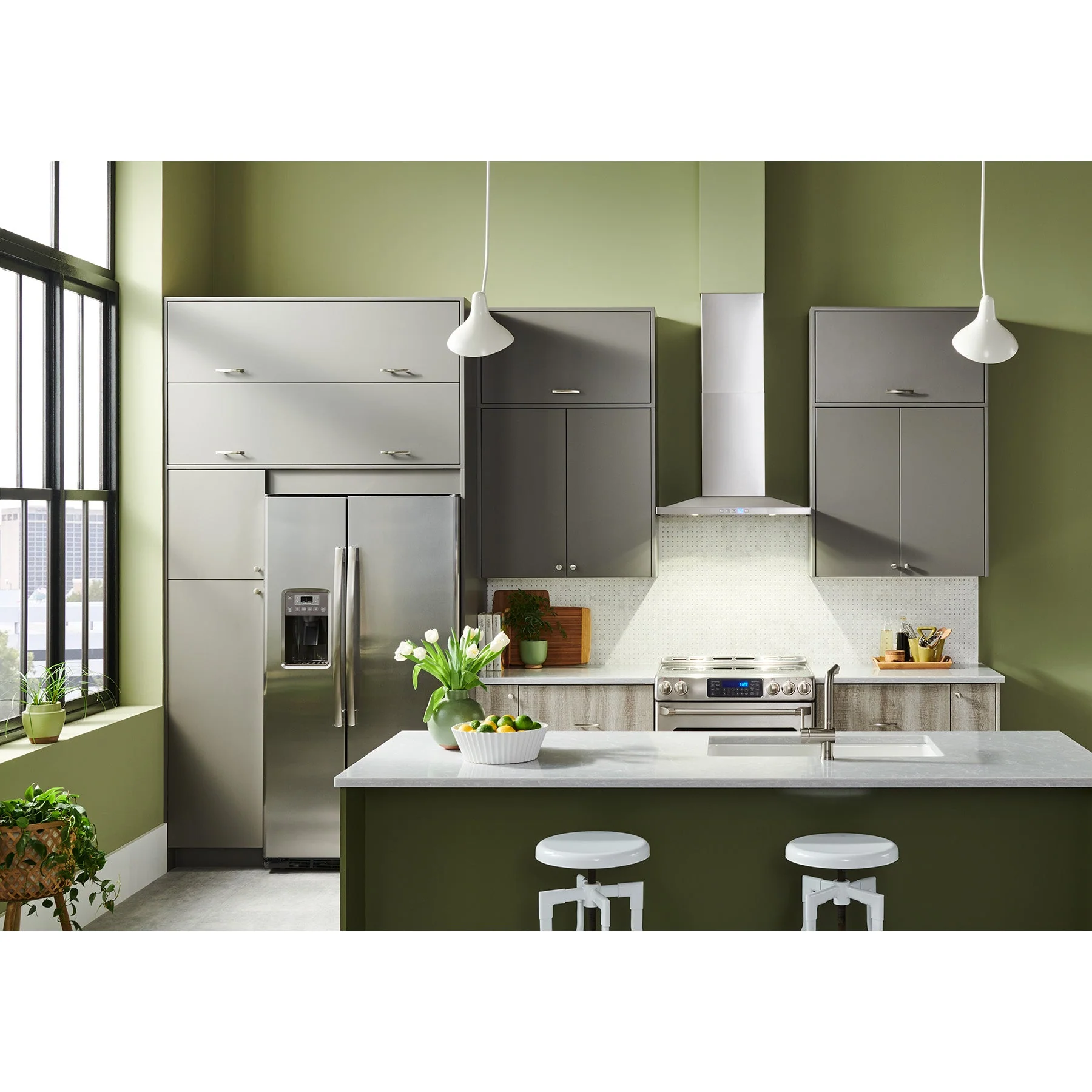 Broan Stainless Steel 30" 450 CFM Designer Chimney Range Hood - BWS1304SS - Image 4