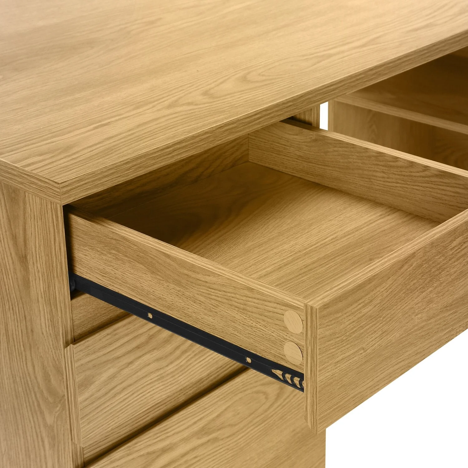 Bryker L-Shaped Desk - Oak - Image 6