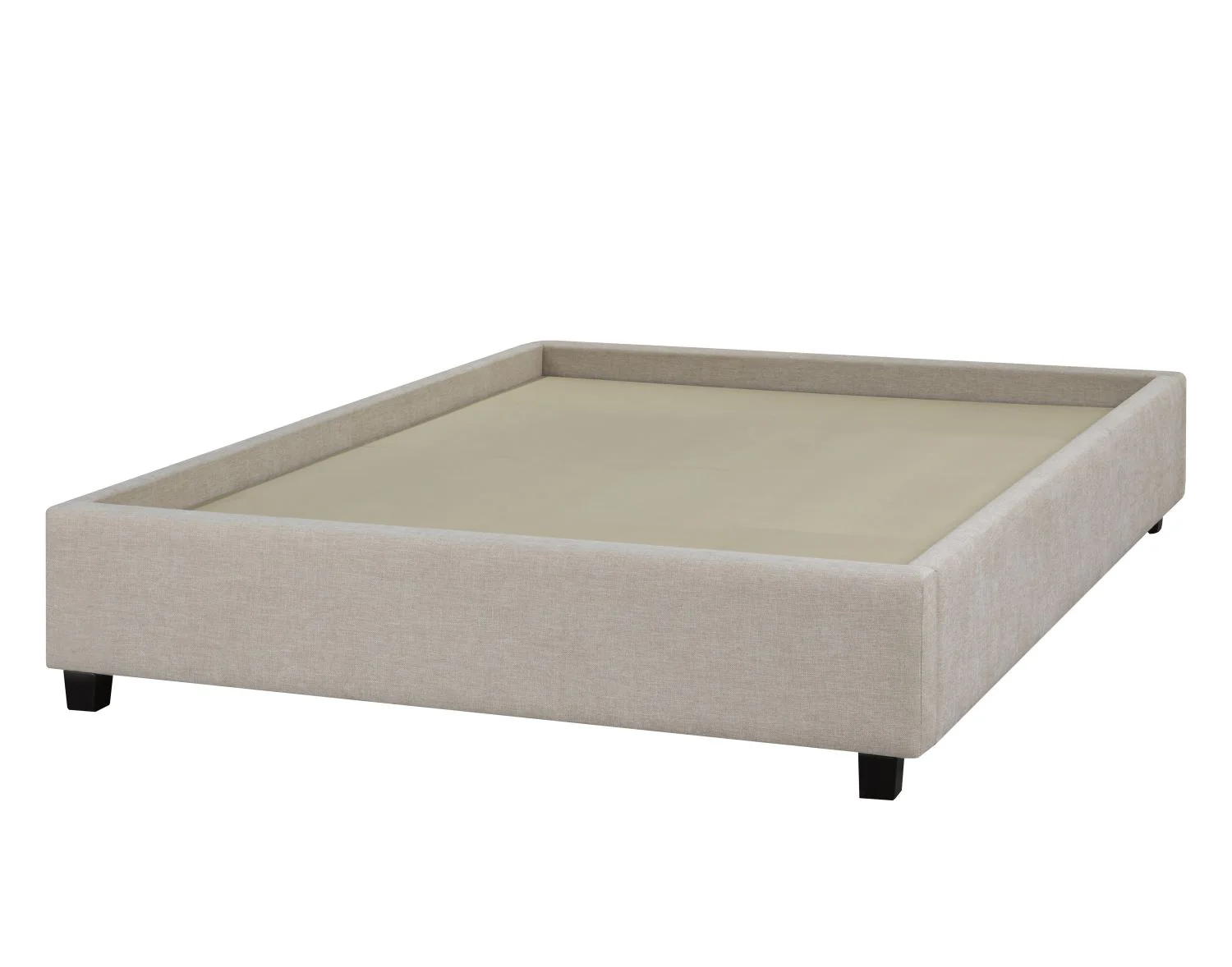 Buhl Platform Headboardless Queen Bed - Beige - Image 2