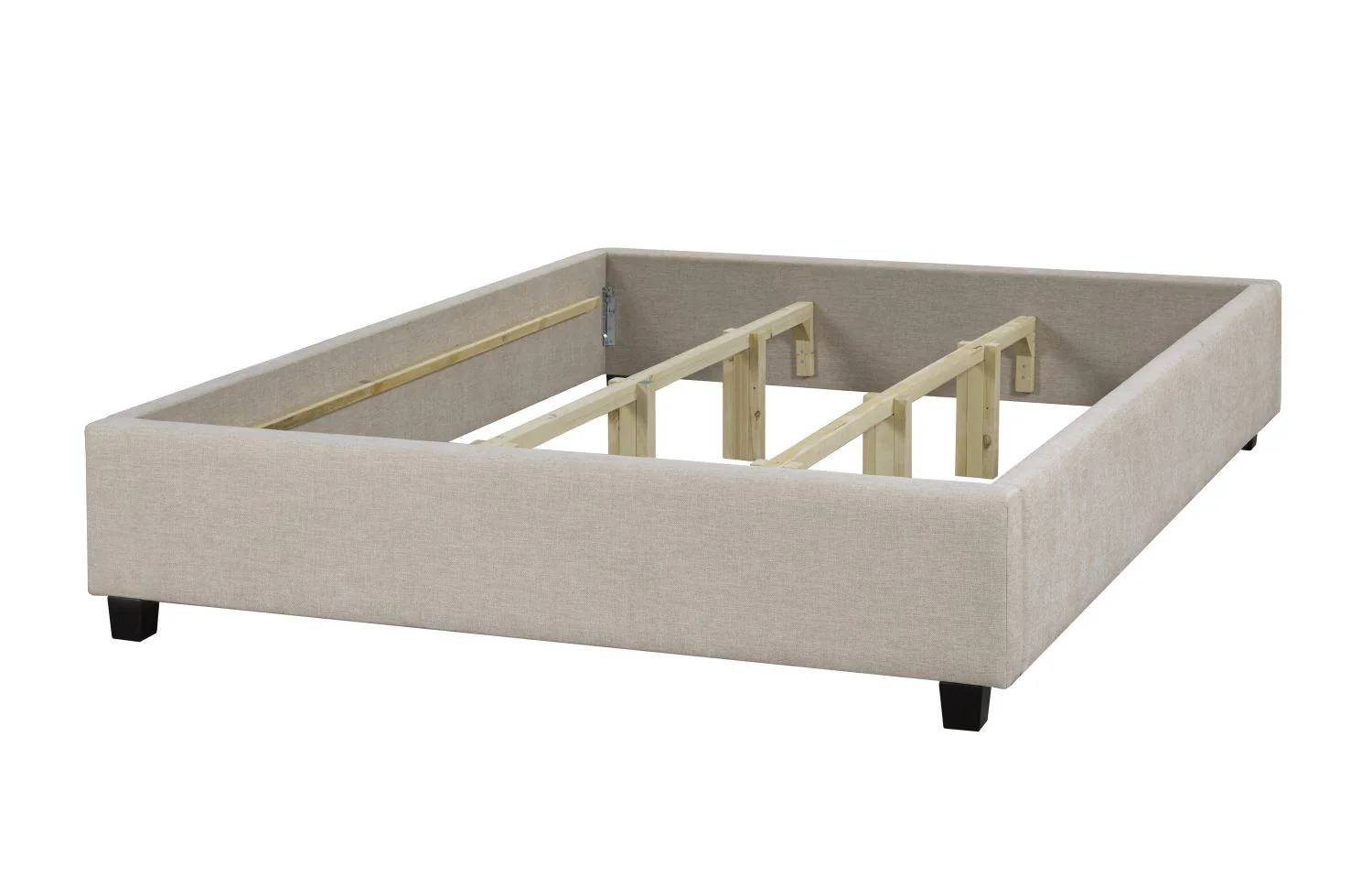 Buhl Platform Headboardless Queen Bed - Beige - Image 3
