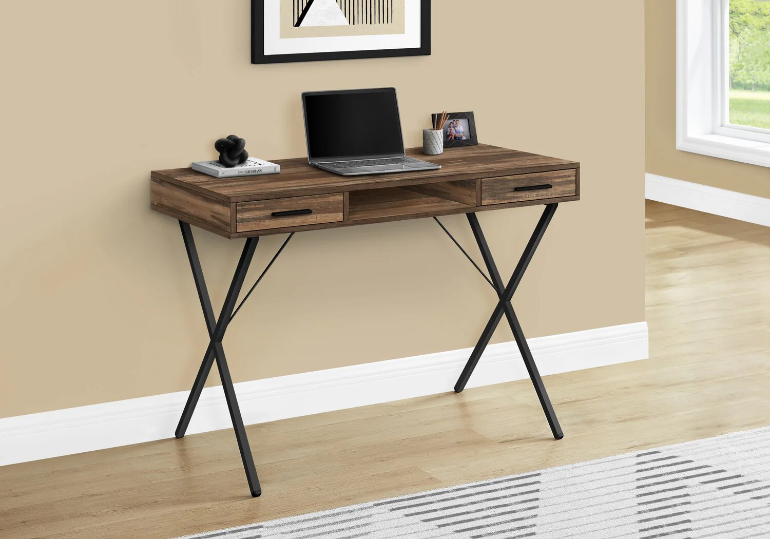 Byng Desk - Brown - Image 3