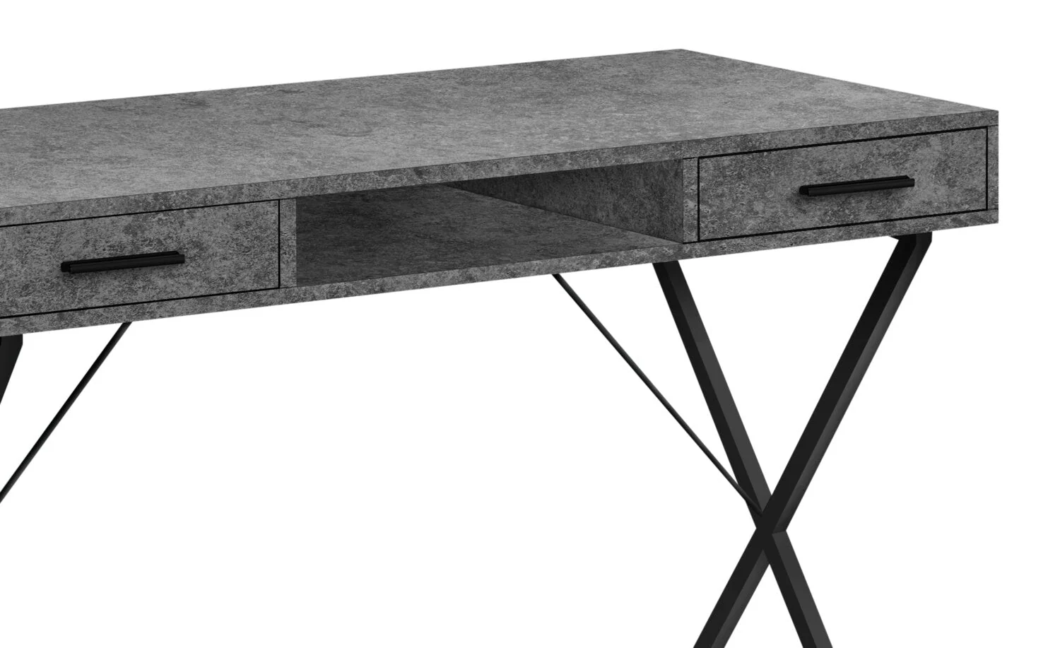 Byng Desk - Grey Stone-Look - Image 2