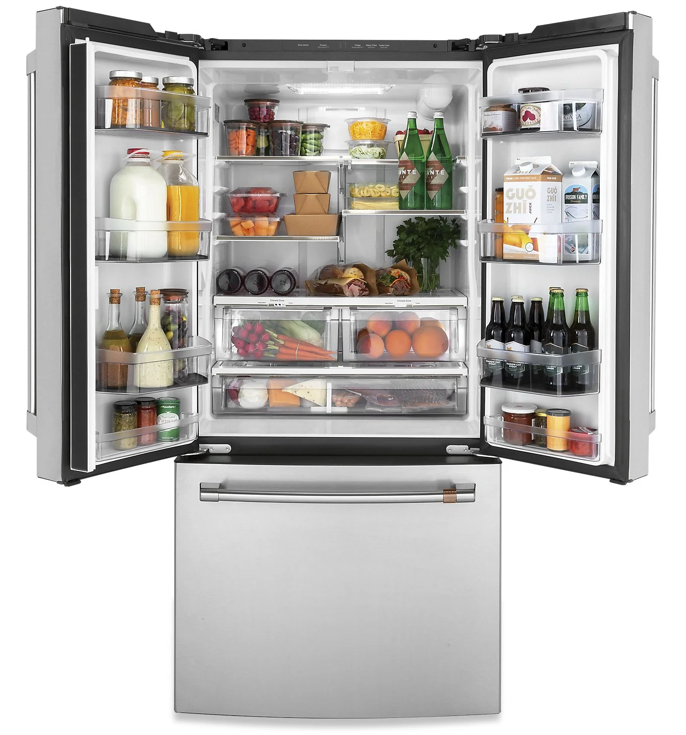Café 18.6 Cu. Ft. French-Door Counter-Depth Refrigerator - CWE19SP2NS1 - Image 4