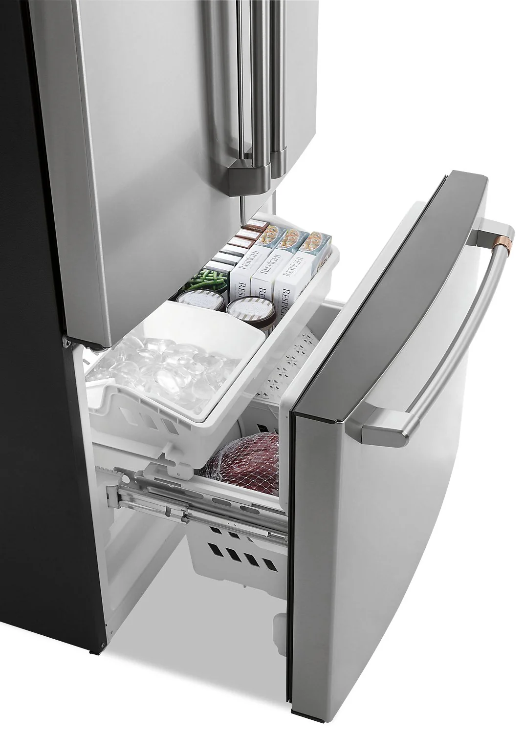 Café 18.6 Cu. Ft. French-Door Counter-Depth Refrigerator - CWE19SP2NS1 - Image 5