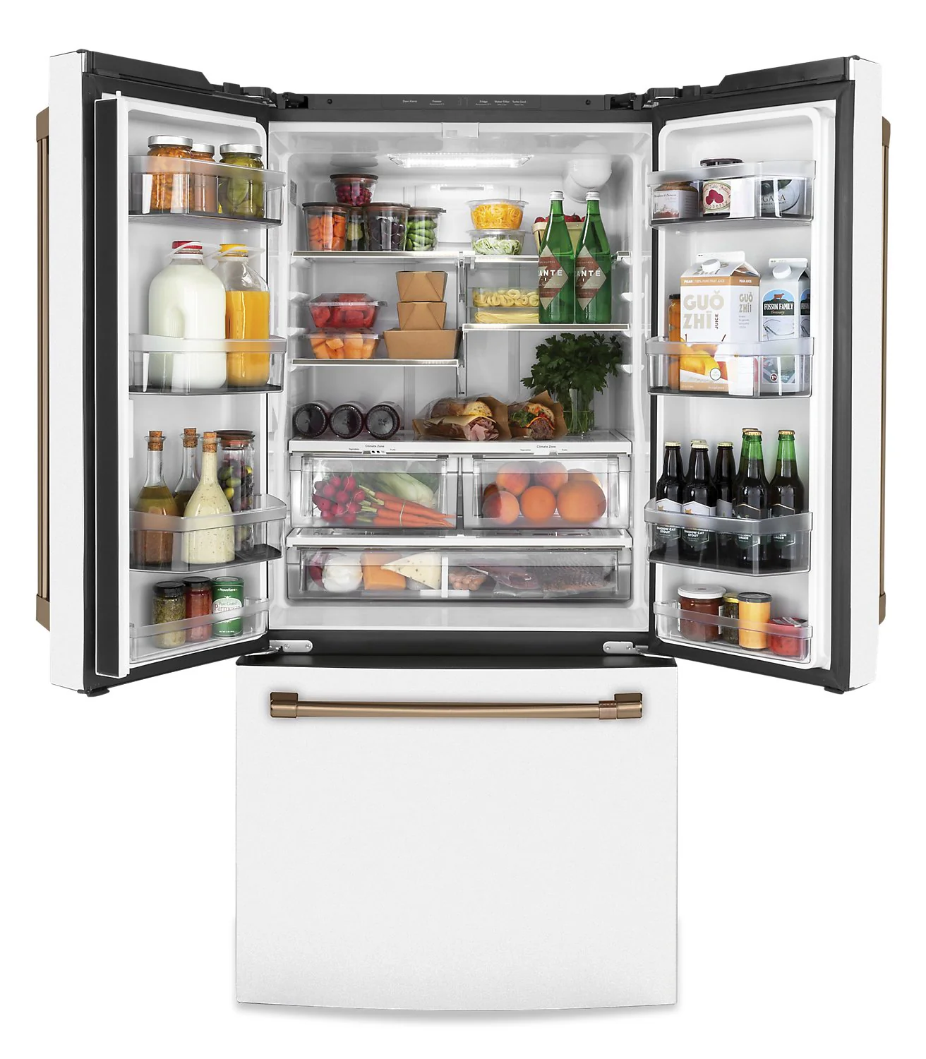 Café 18.6 Cu. Ft. French-Door Counter-Depth Refrigerator - CWE19SP4NW2 - Image 4