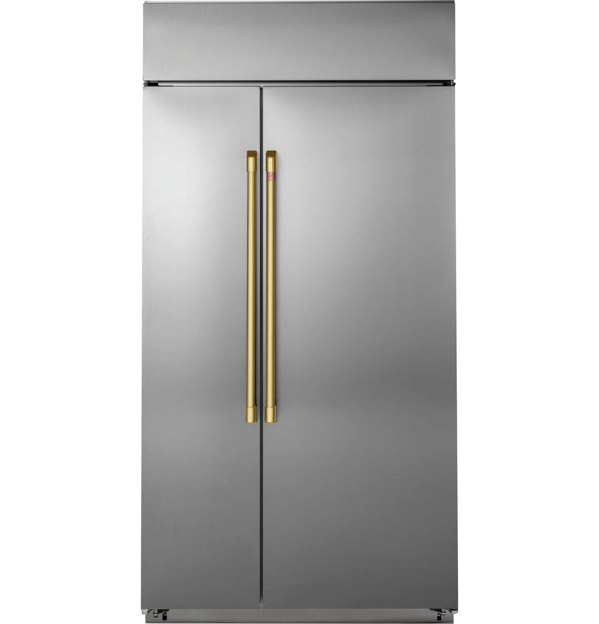 Café 2-Piece Handle Kit for Side-By-Side Refrigerator in Brushed Brass - CXSS2H2PMCG - Image 2