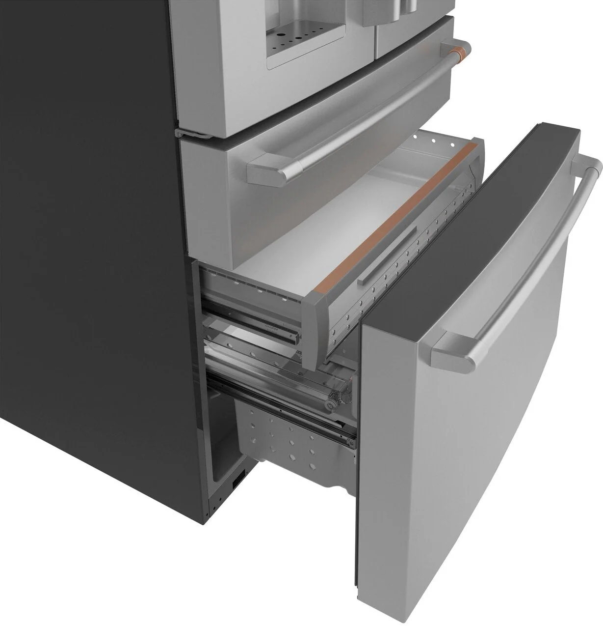 Café 22.3 Cu. Ft. Counter-Depth 4-Door French-Door Refrigerator - CXE22DP2PS1 - Image 5