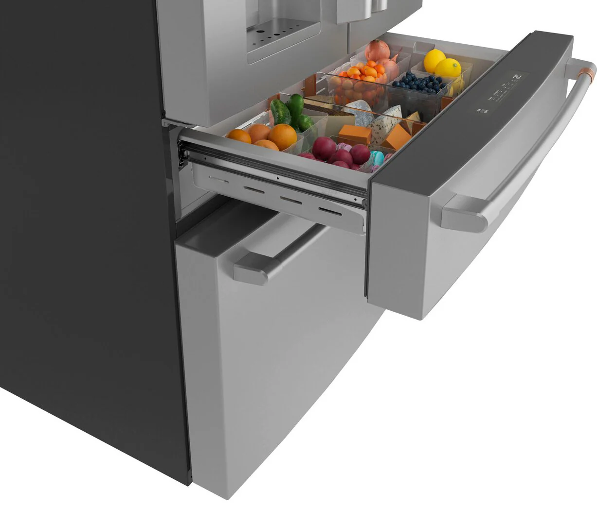 Café 22.3 Cu. Ft. Counter-Depth 4-Door French-Door Refrigerator - CXE22DP2PS1 - Image 6