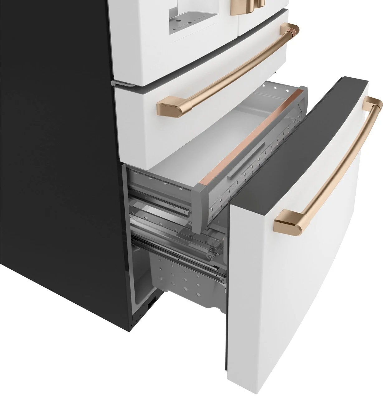 Café 22.3 Cu. Ft. Counter-Depth 4-Door French-Door Refrigerator - CXE22DP4PW2 - Image 5