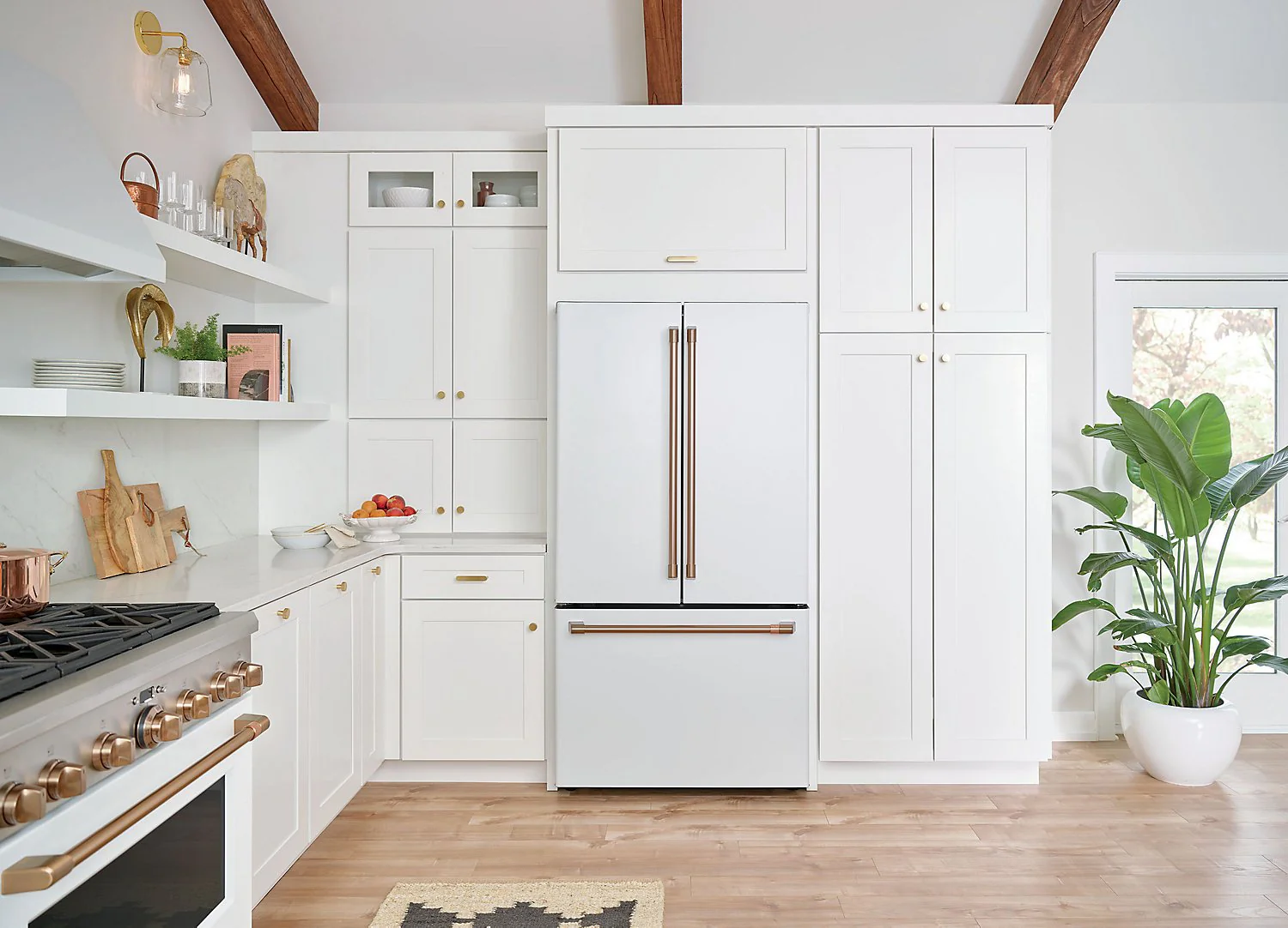 Café 23.2 Cu. Ft. French-Door Counter-Depth Refrigerator - CWE23SP4MW2 - Image 3
