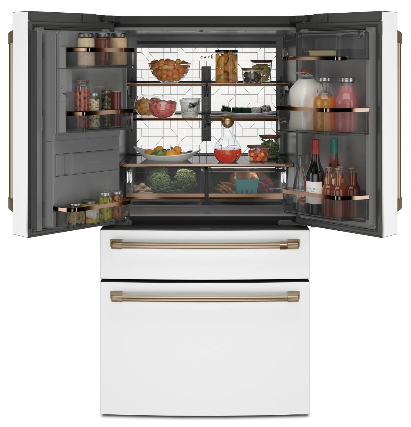 Café 27.8 Cu. Ft. 4-Door French-Door Refrigerator - CVE28DP4NW2 - Image 7