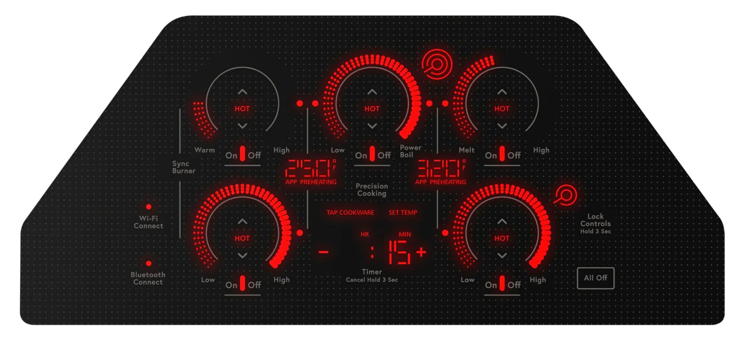 Café 30" Electric Cooktop with Touch Controls - CEP90301TBB - Image 4