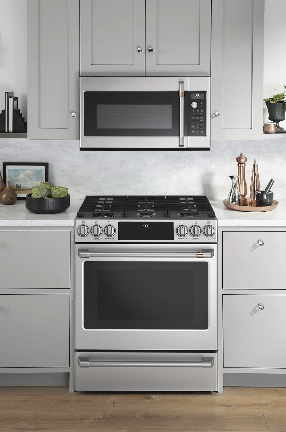 Café 30" Slide-In Dual-Fuel Convection Range - CC2S900P2MS1 - Image 4