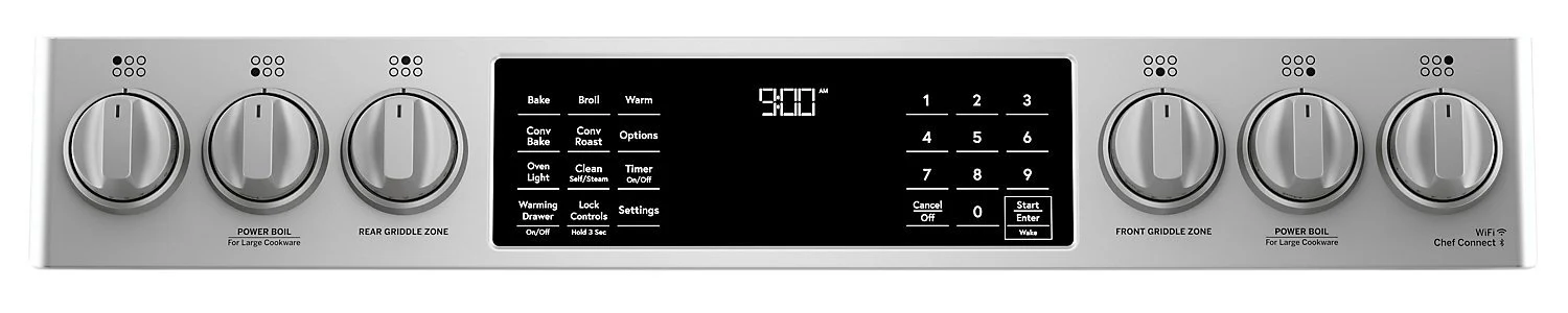 Café 30" Slide-In Dual-Fuel Convection Range - CC2S900P2MS1 - Image 7