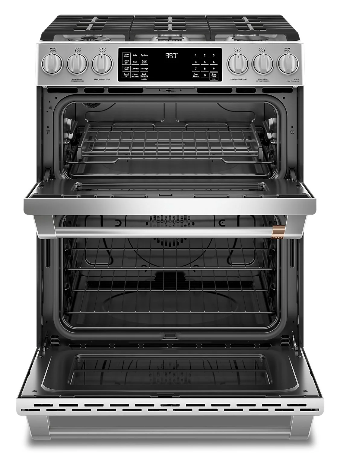 Café 30" Slide-In Dual-Fuel Double Oven Convection Range - CC2S950P2MS1 - Image 2