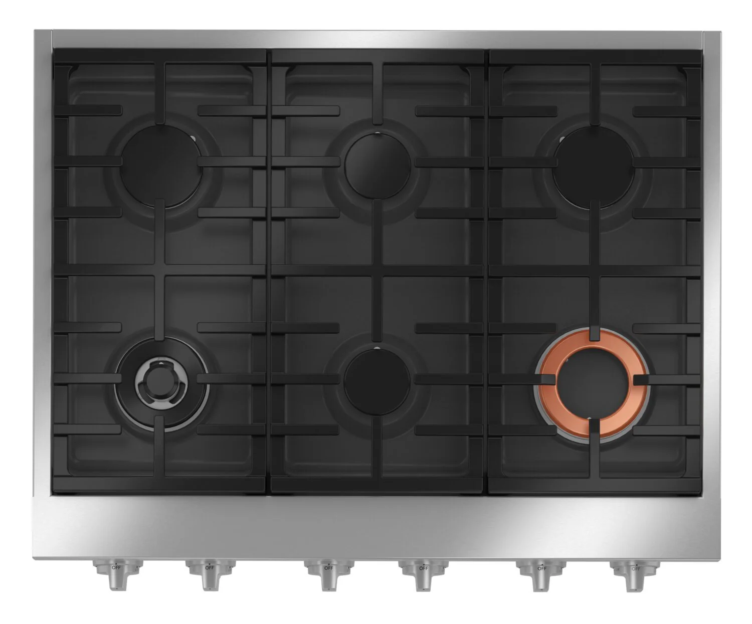 Café 36” Commercial Style 6-Burner Gas Range Top - CGU366P2TS1 - Image 2